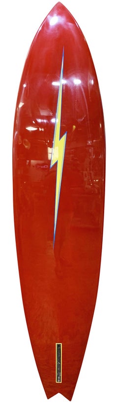 1970's Vintage Gerry Lopez Lightning Bolt surfboard