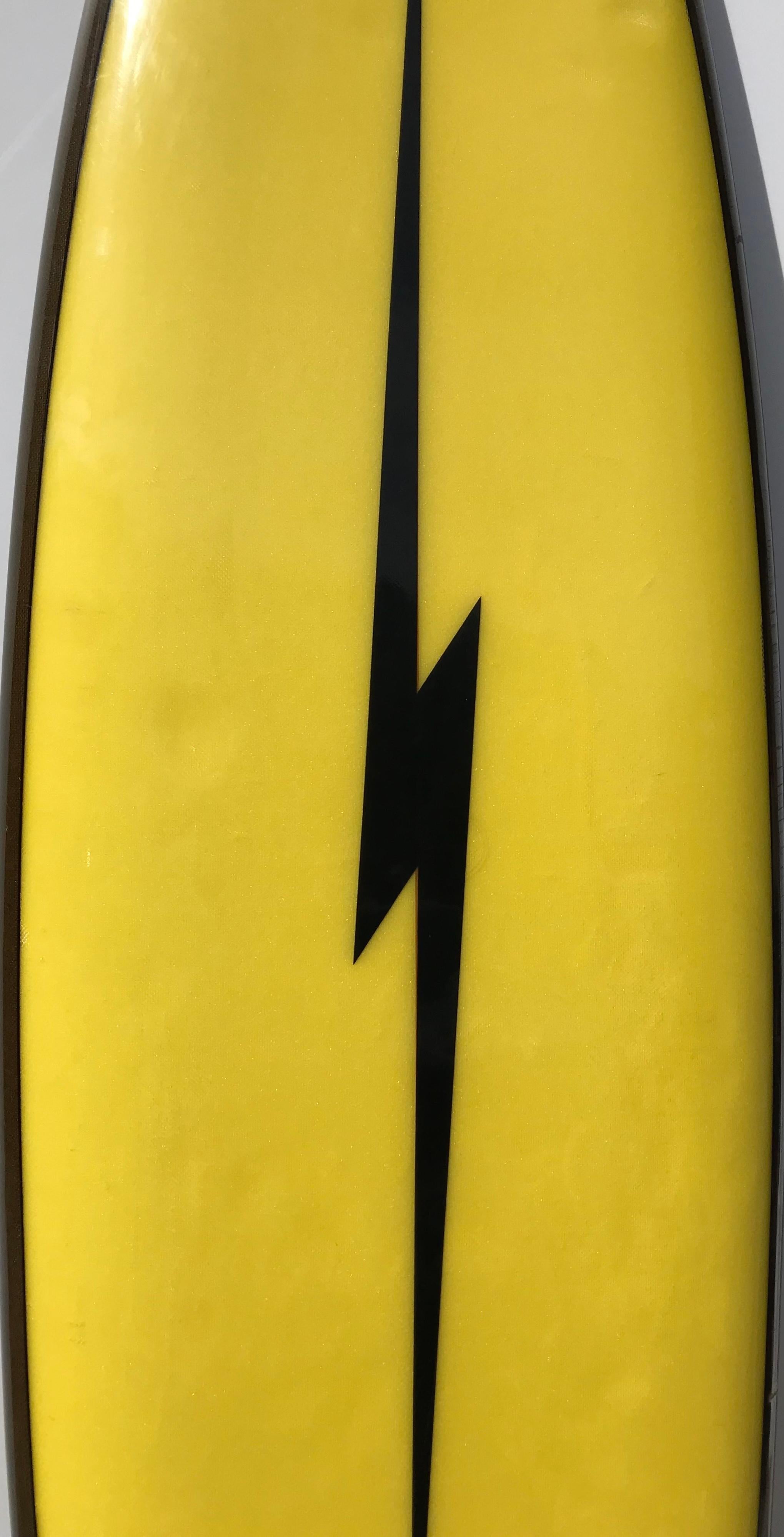 vintage lightning bolt surfboard