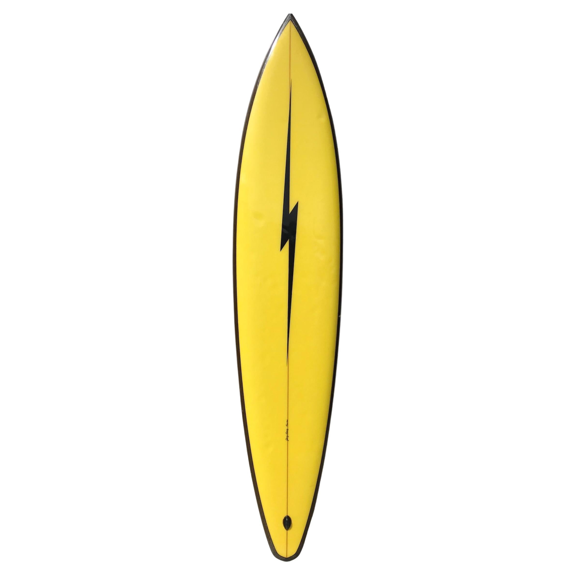 1970er Vintage Gerry Lopez Lightning Bolt Surfboard￼