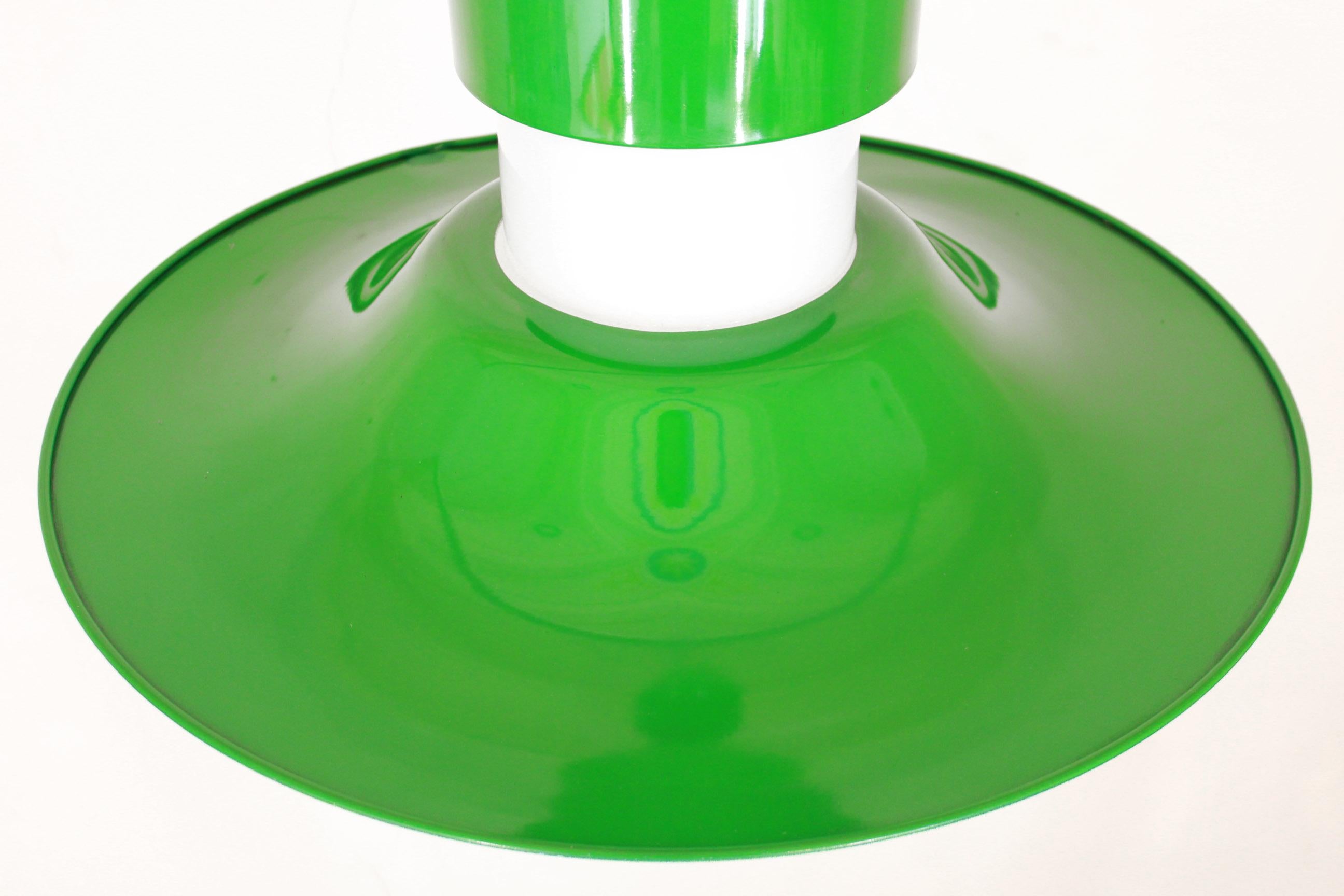Vintage Green Pendant by Vico Magistretti for Artemide, Italy 1970s For Sale 3