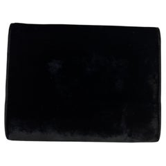 Borsa a tracolla vintage Gucci degli anni '70 in velluto nero con catena a doppio uso