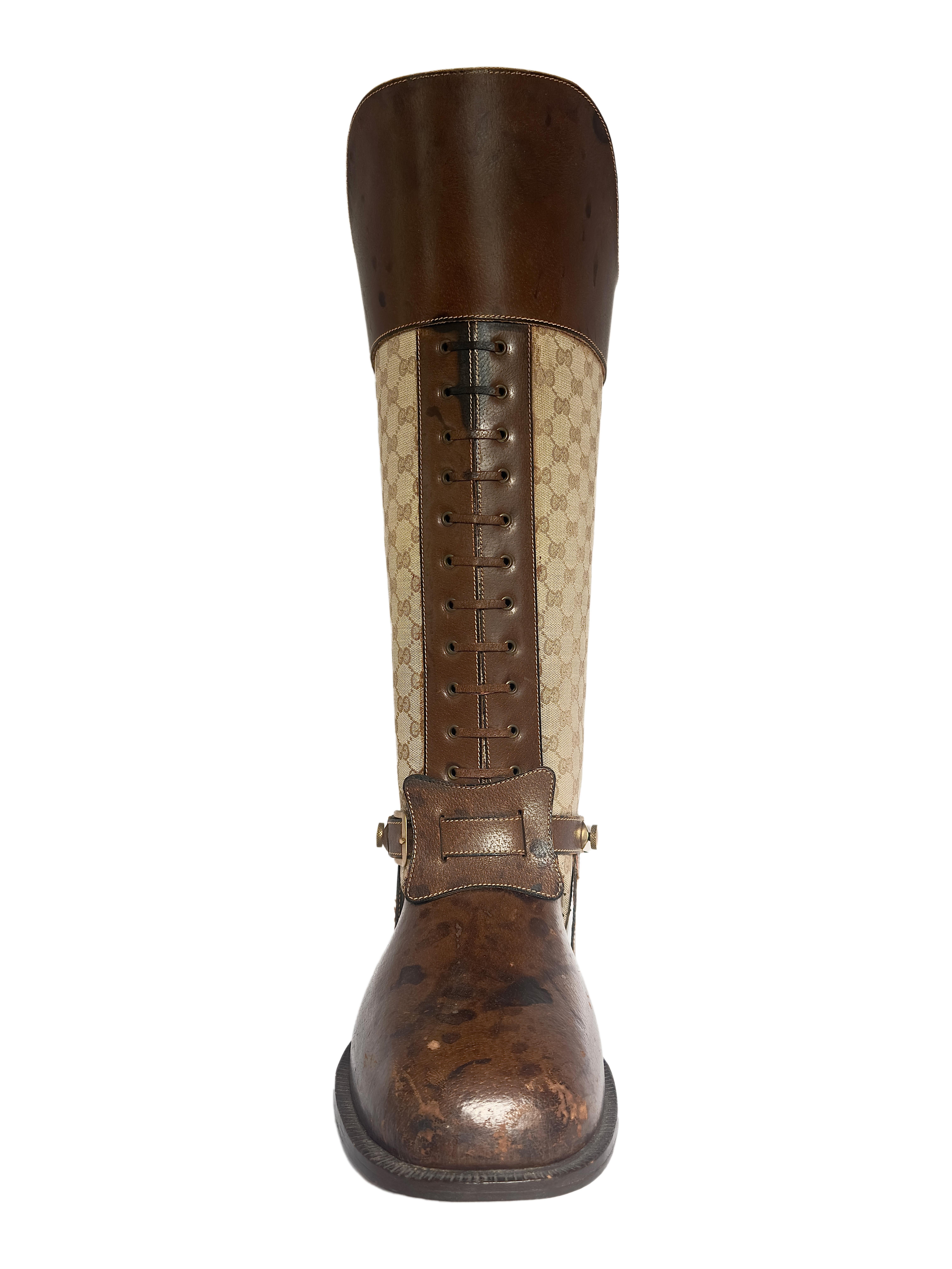 1970s' Vintage Gucci Übergroßer Regenschirmhalter für Reiterstiefel (Moderne der Mitte des Jahrhunderts) im Angebot