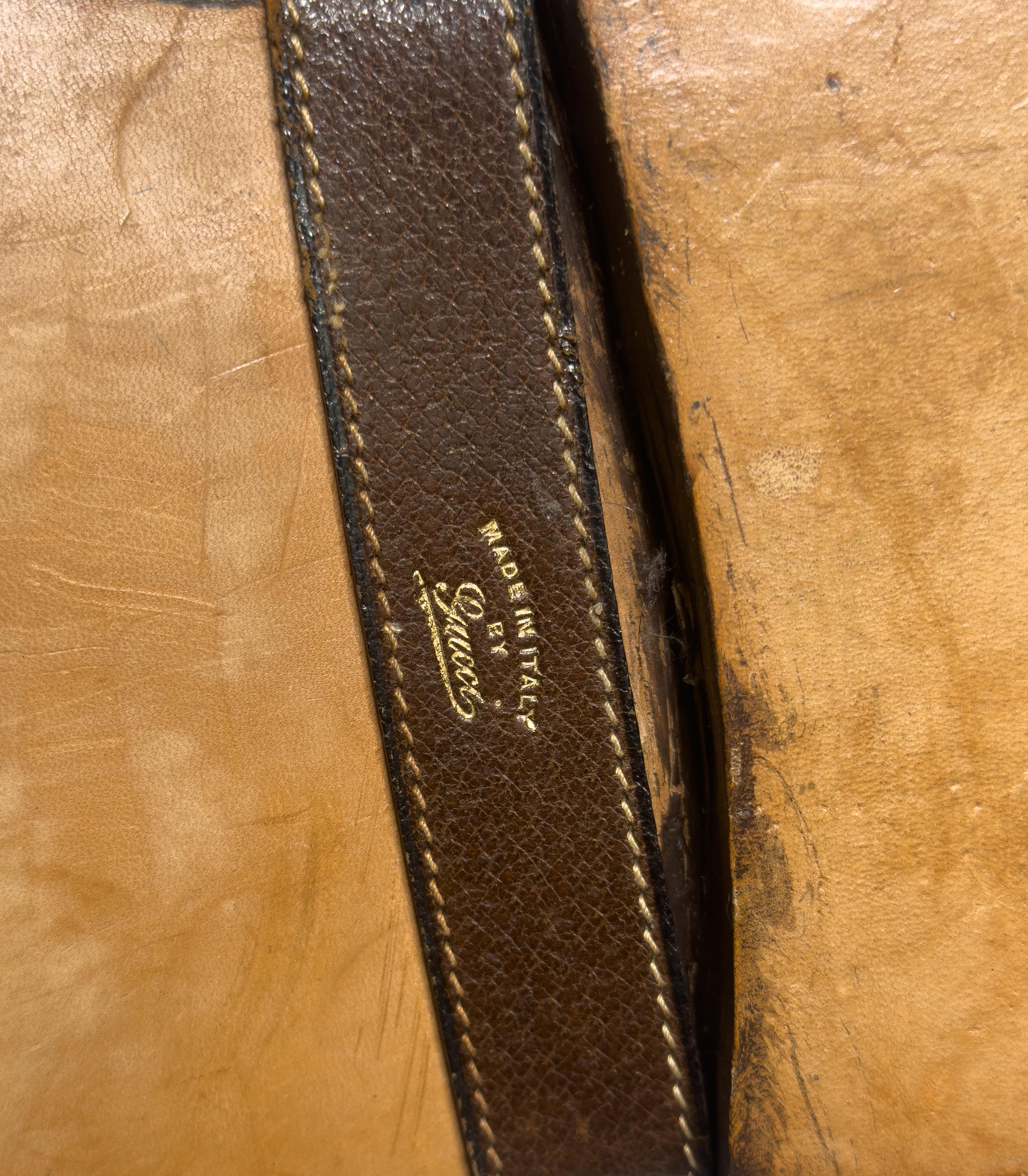 1970s' Vintage Gucci Übergroßer Regenschirmhalter für Reiterstiefel im Zustand „Gut“ im Angebot in Englewood, NJ