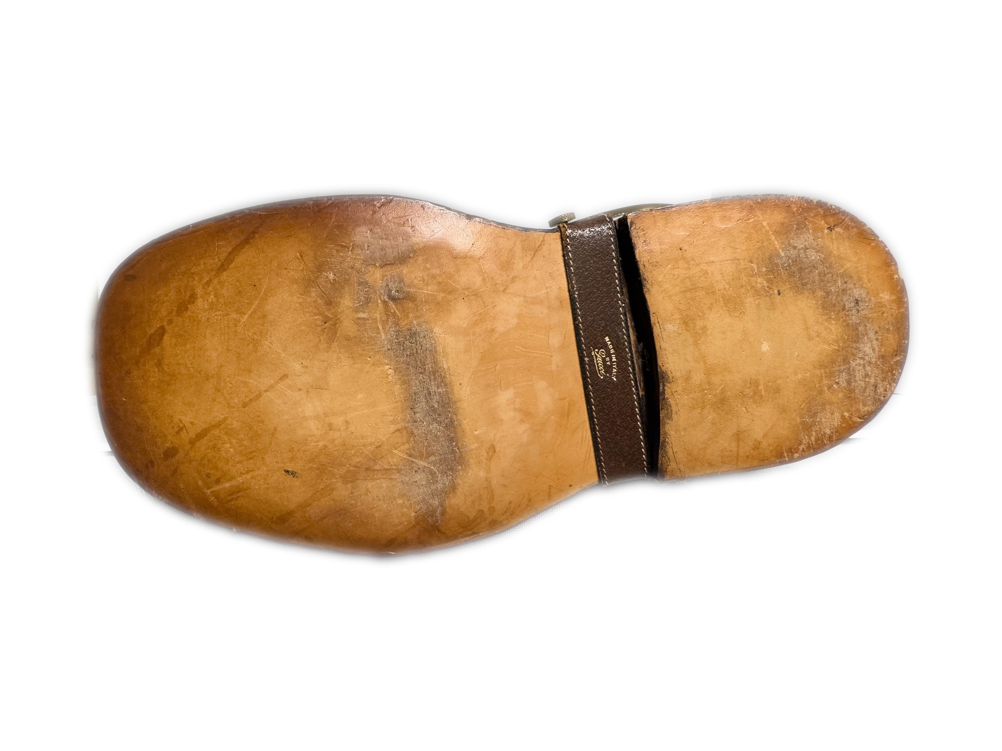 1970s' Vintage Gucci Übergroßer Regenschirmhalter für Reiterstiefel (Ende des 20. Jahrhunderts) im Angebot