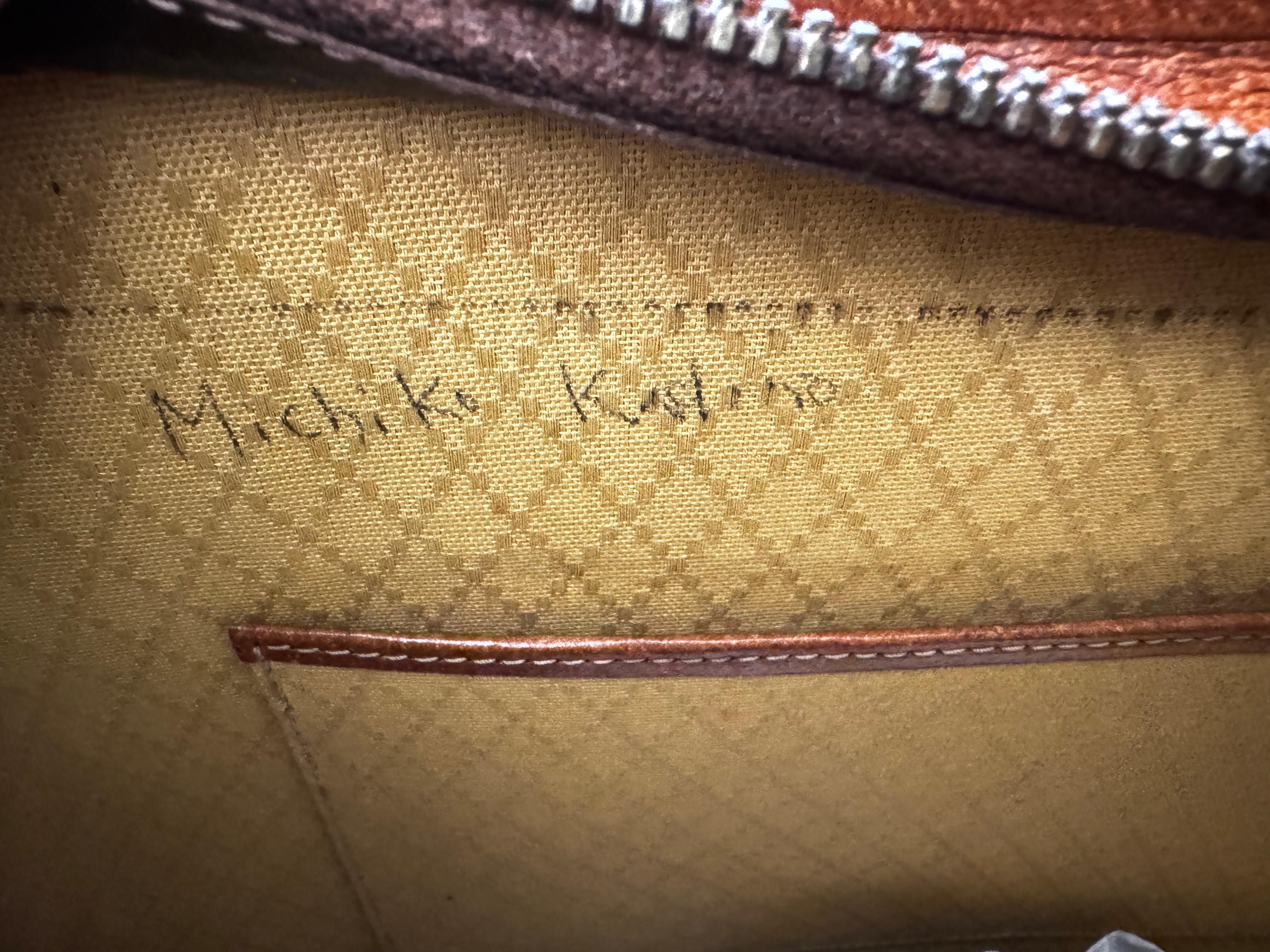 1970s Vintage GUCCI Web Canvas Book Tote Bag Khaki Brown For Sale 5
