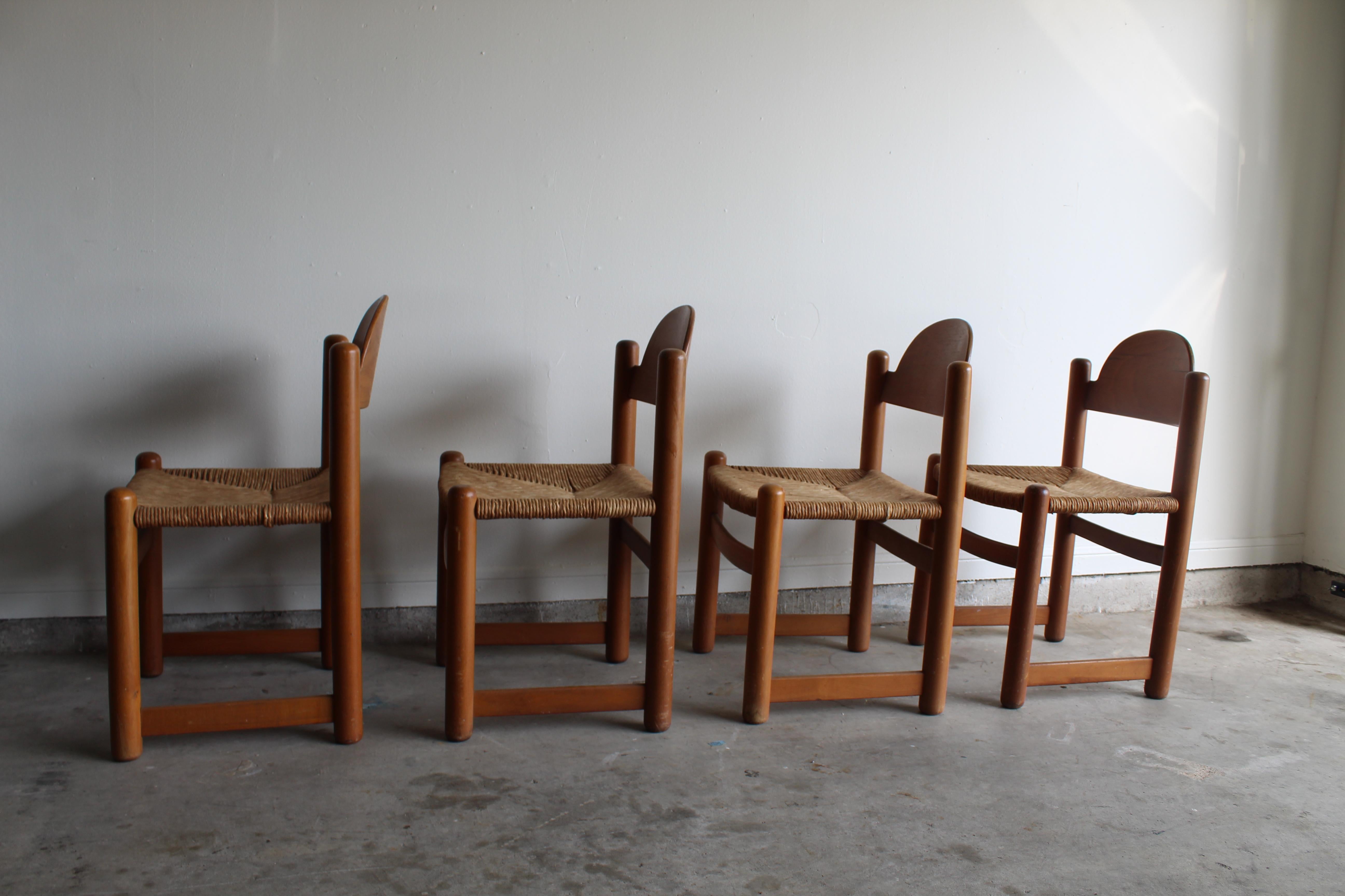 Mid-Century Modern Vintage Hank Lowenstein Padova Chairs Set of 4, 1970s