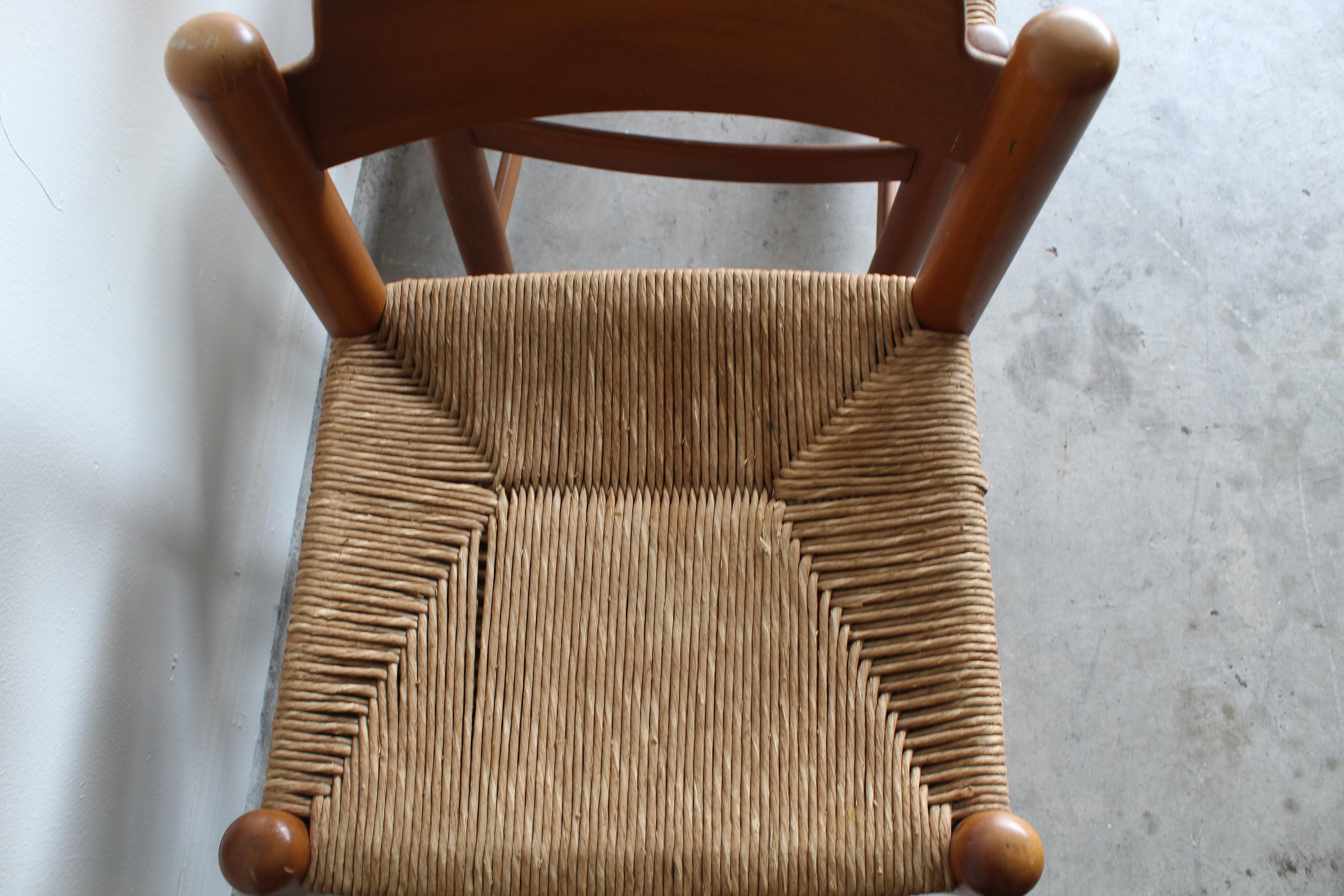 French Vintage Hank Lowenstein Padova Chairs Set of 4, 1970s