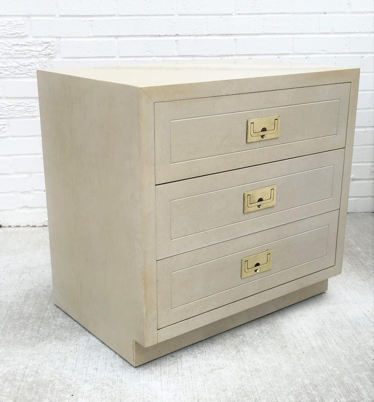 1970s Vintage Henredon Scene One Campaign Style Nightstands