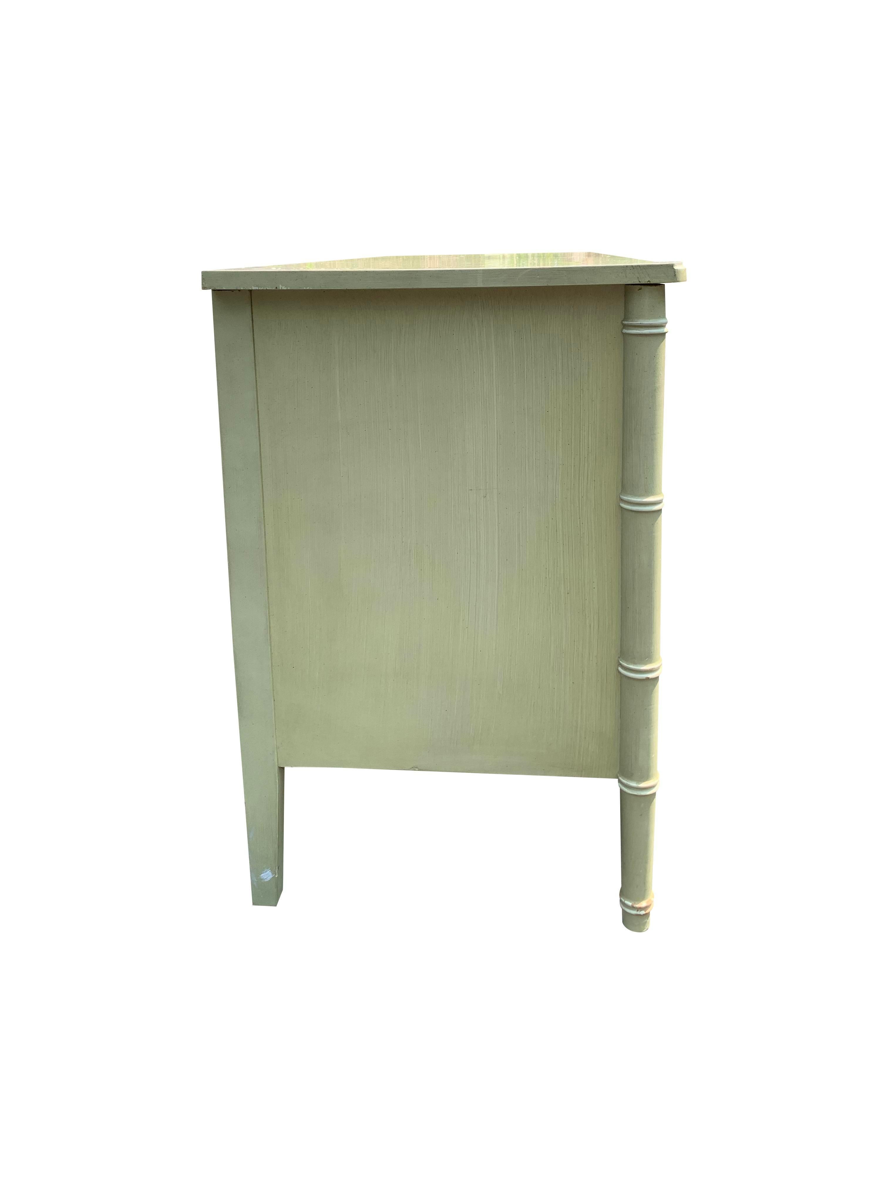 1970s Vintage Henry Link Faux Bamboo Dresser in Coastal Boho Chic Style For Sale 3