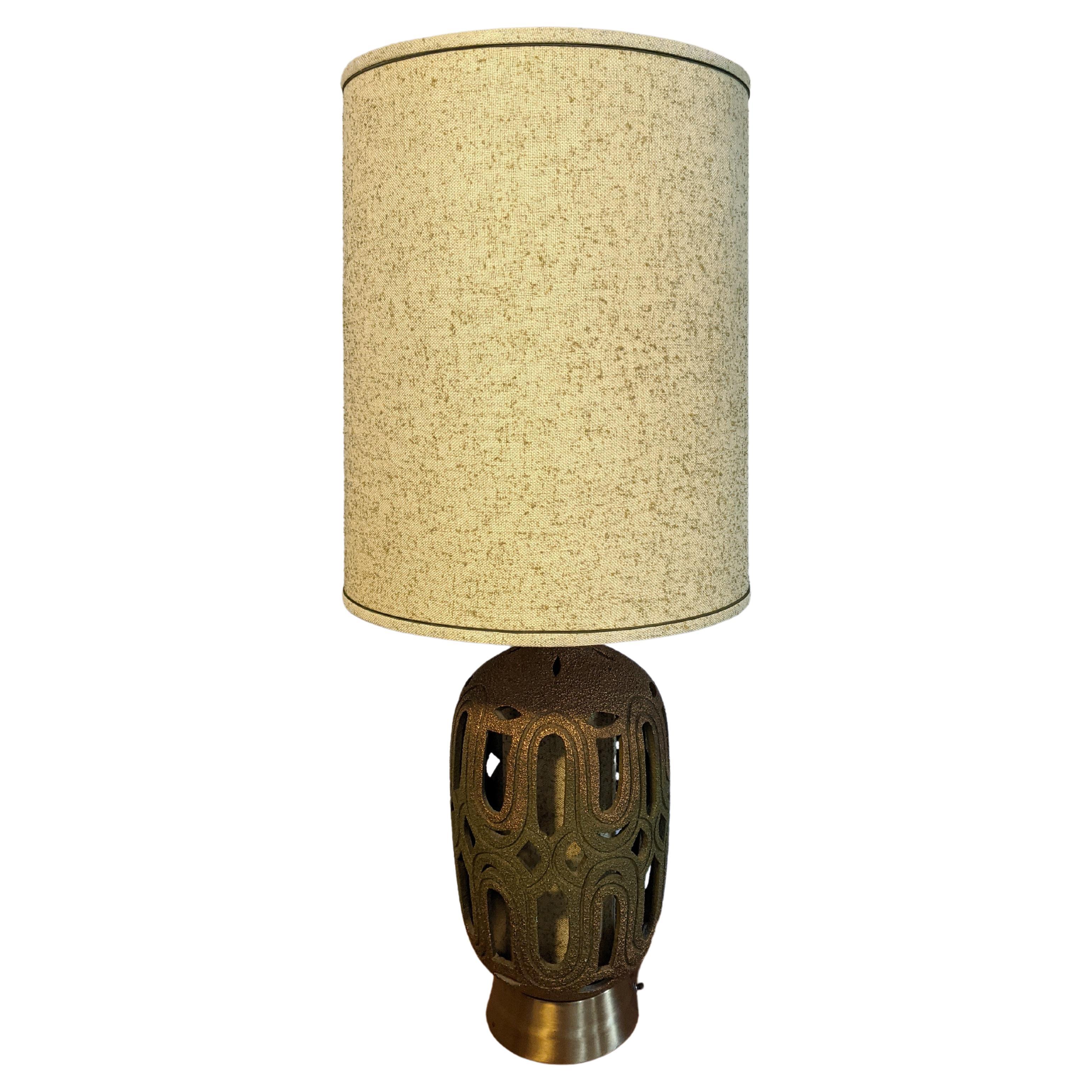 1970s Vintage Honi Chilo Large Table Lamp