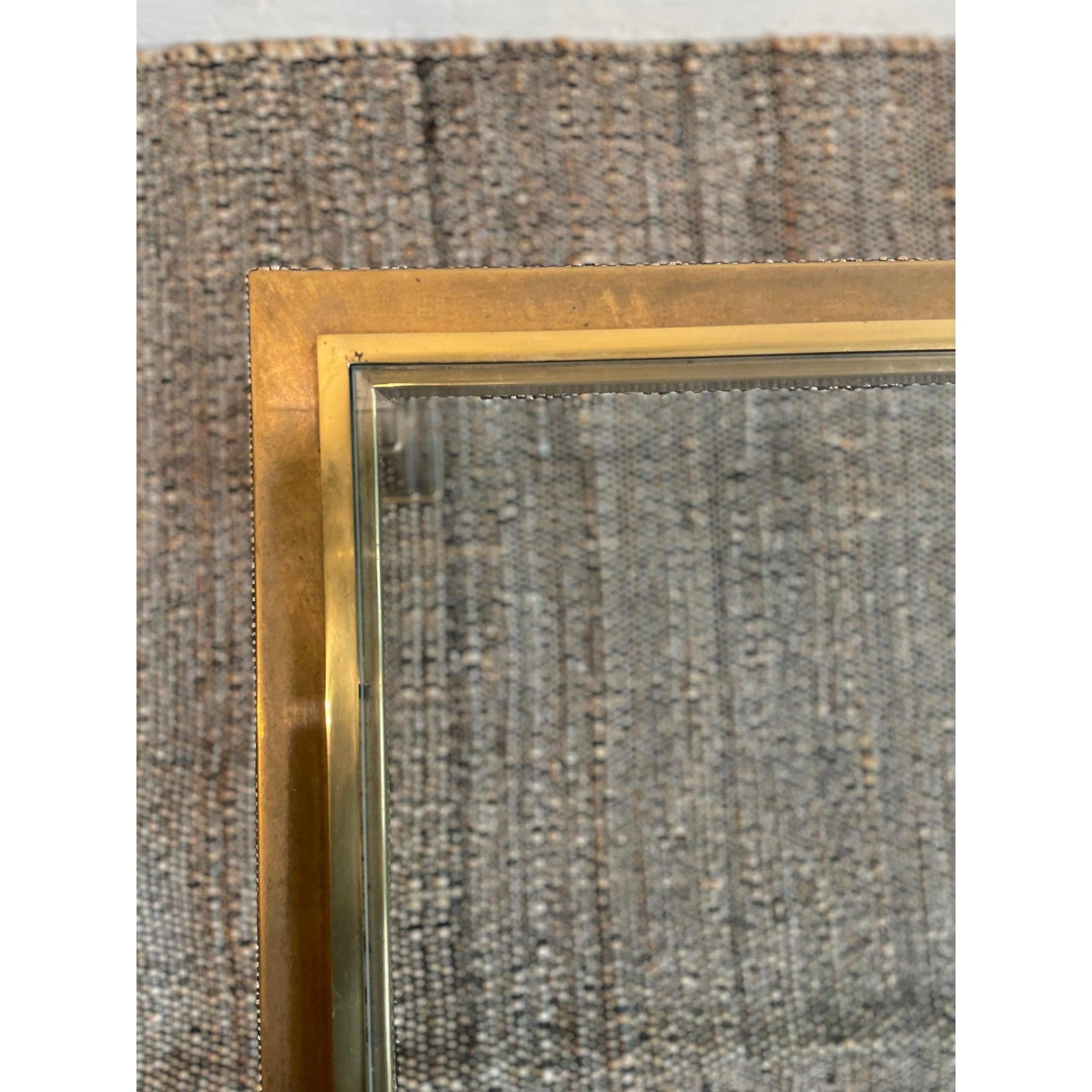 1970 Vintage à la manière de Mastercraft Greek Key Table basse en laiton et verre Bon état - En vente à Chicago, IL