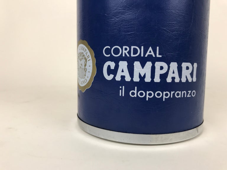 1970s Vintage Italian Advertising Cordial Campari Glacette For Sale 7