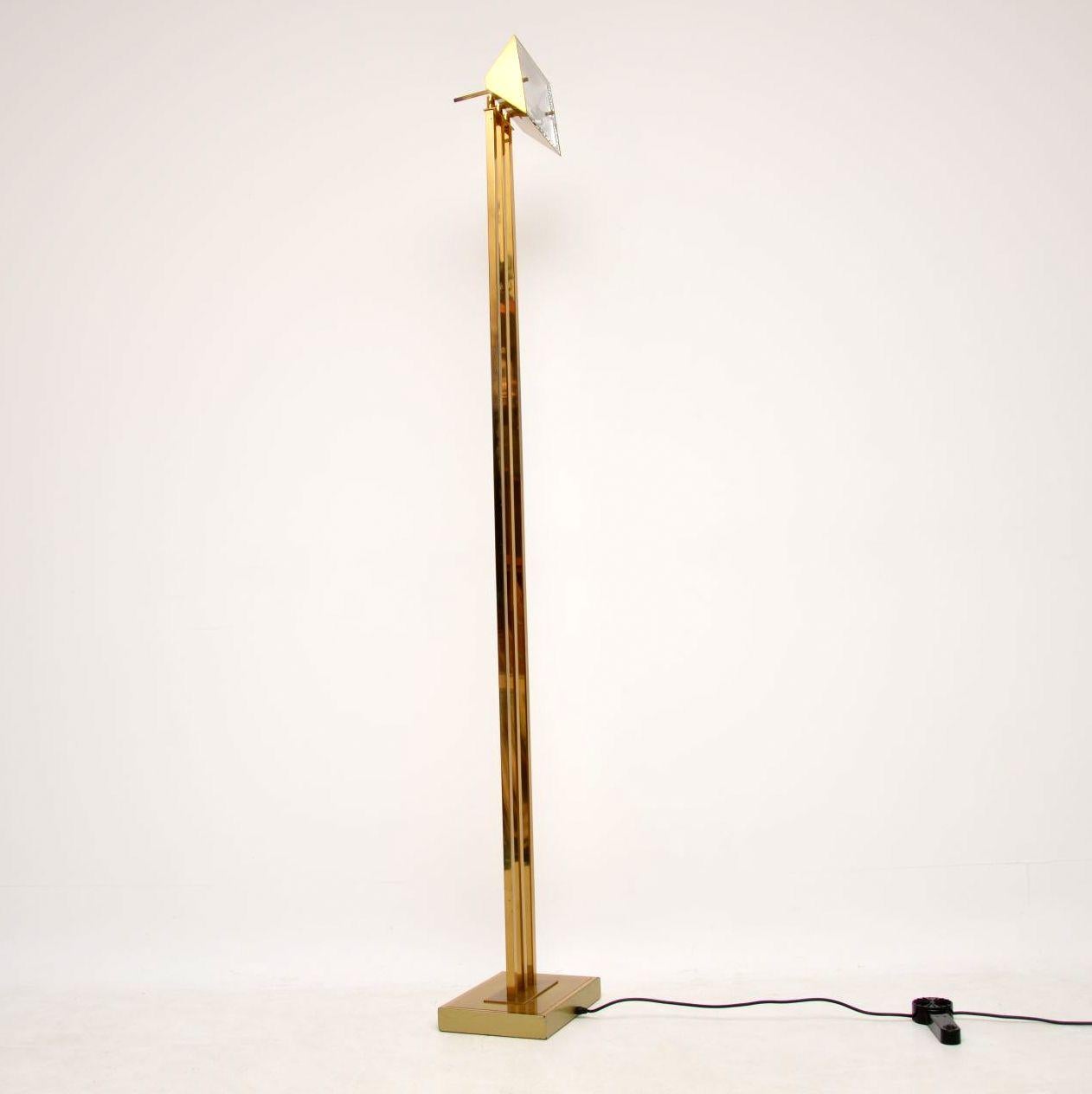 1970s Vintage Italian Brass Floor Lamp 6