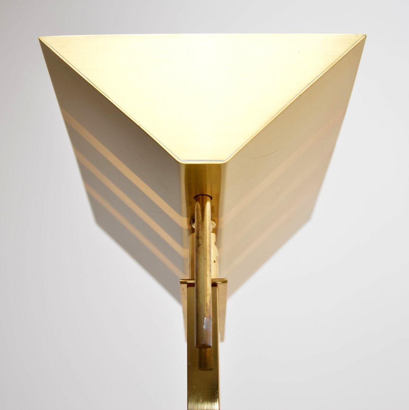 1970s Vintage Italian Brass Floor Lamp 1