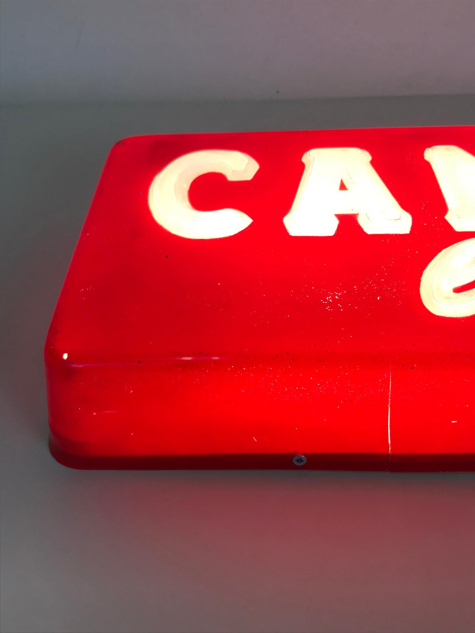 1970s Vintage Italian Campari L'aperitivo Campari the Aperitif Illuminated Sign 4
