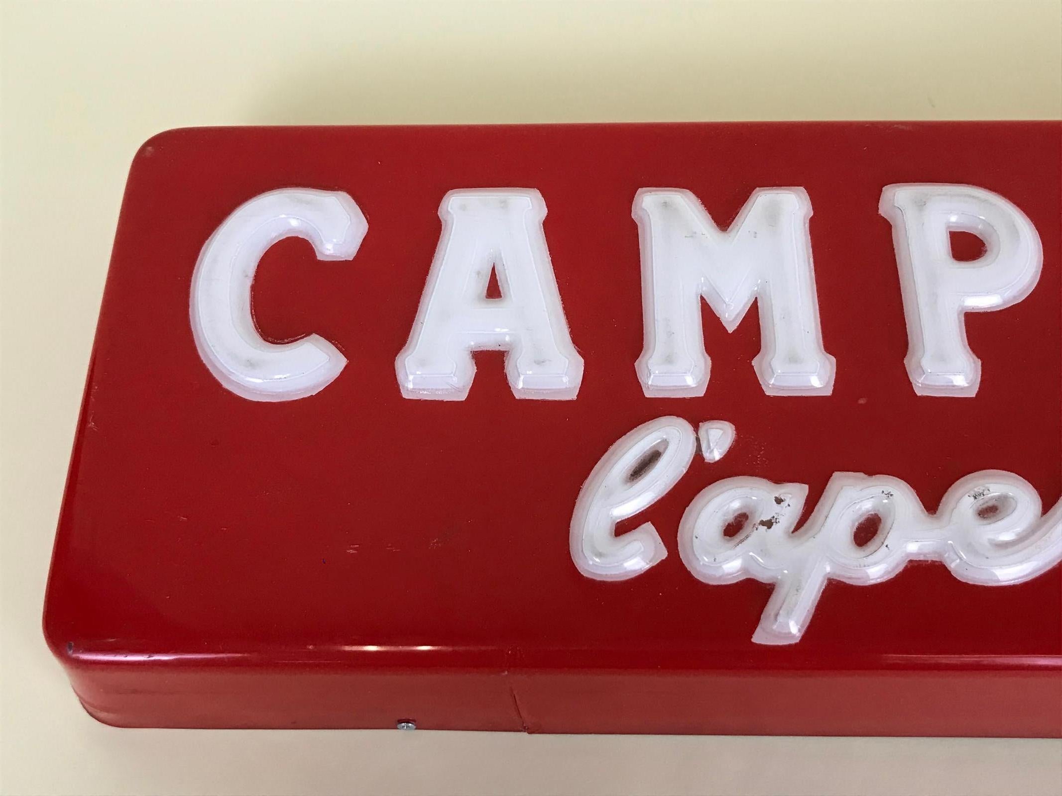 1970s Vintage Italian Campari L'aperitivo Campari the Aperitif Illuminated Sign 6