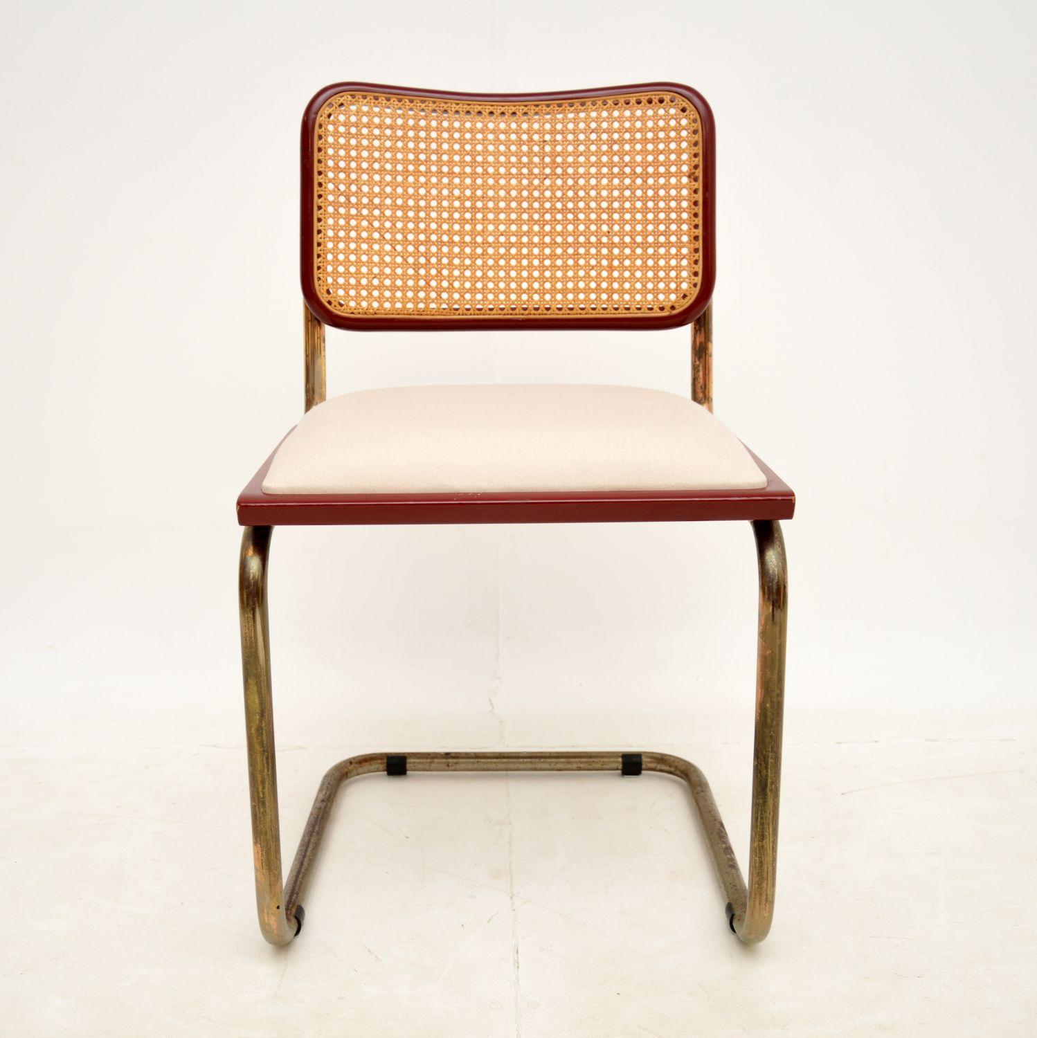 1970s Vintage Italian Cesca Dining Chairs & Table 5