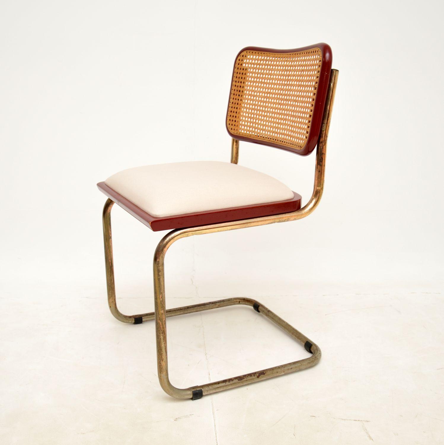 1970s Vintage Italian Cesca Dining Chairs & Table 6