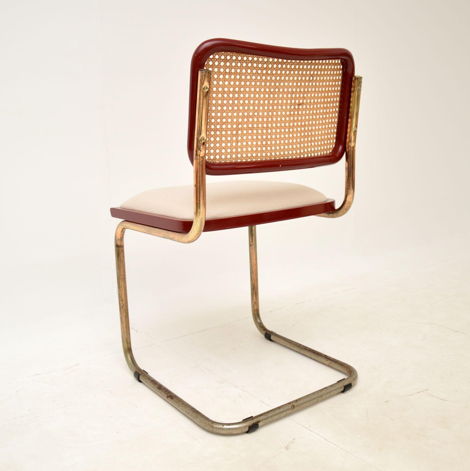 1970s Vintage Italian Cesca Dining Chairs & Table 7