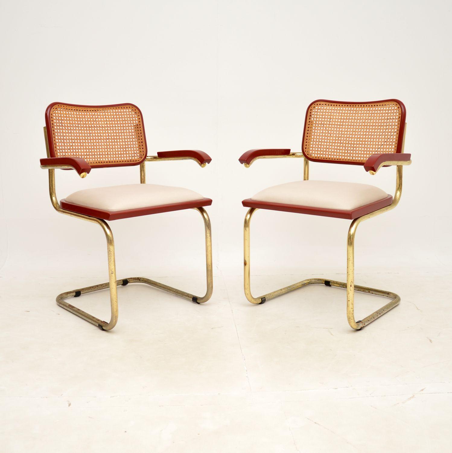 1970s Vintage Italian Cesca Dining Chairs & Table 1