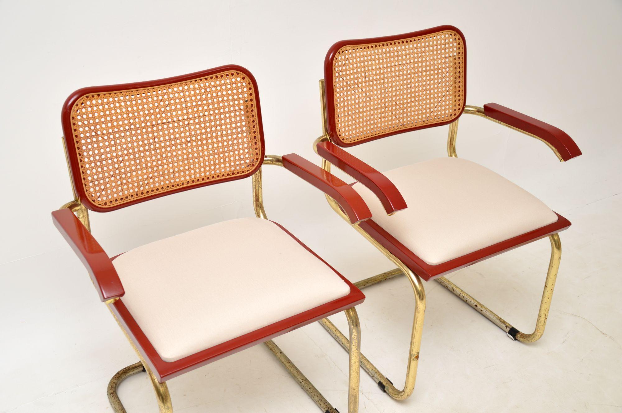 1970s Vintage Italian Cesca Dining Chairs & Table 3