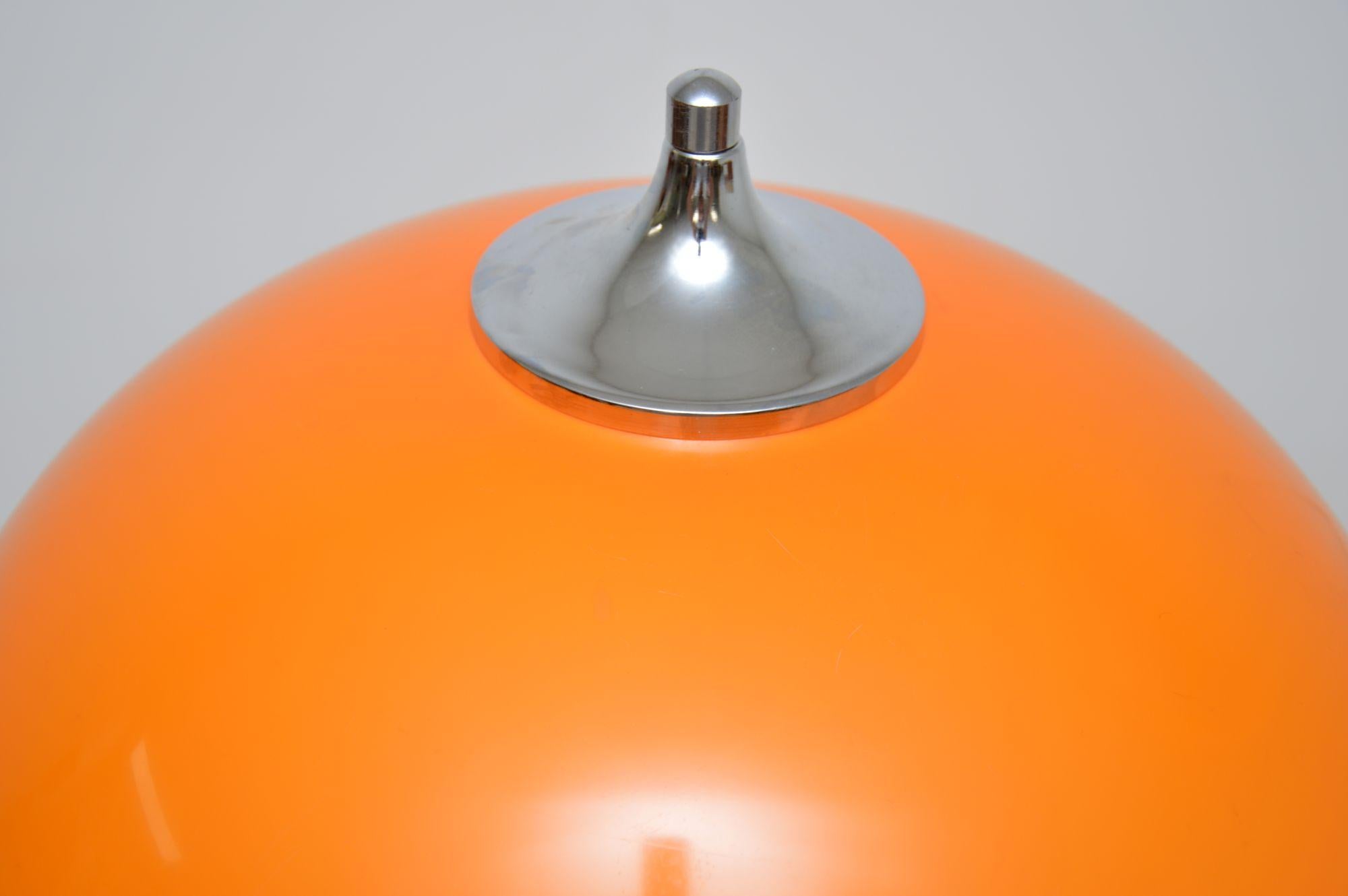 1970er Vintage Italian Lamp Chrom Stehlampe (Italienisch) im Angebot