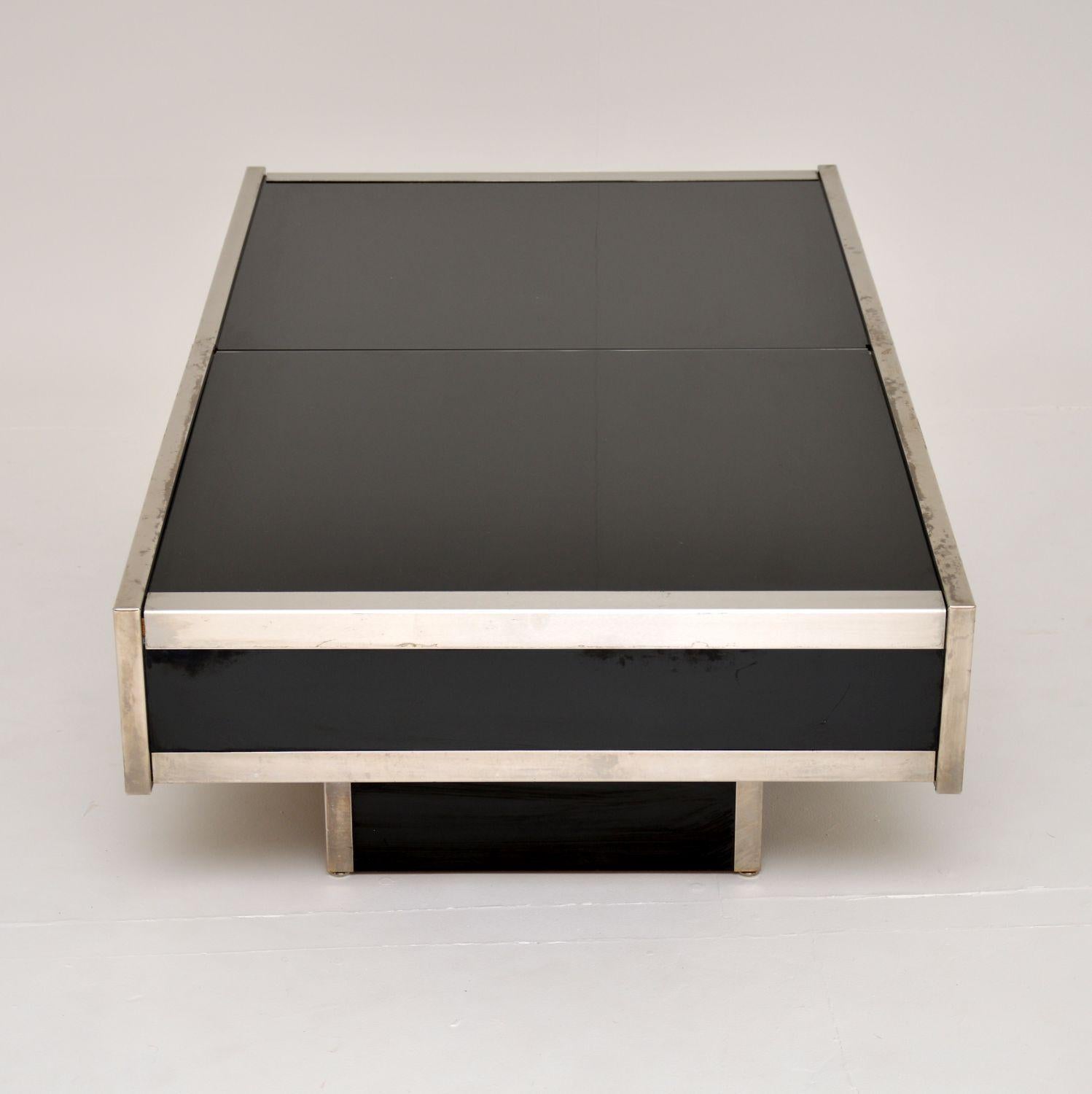 1970's Vintage Italian Coffee Table in the Style of Willy Rizzo 6