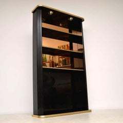 1970s Vintage Italian Lacquered Drinks Bar and Cocktail Cabinet
