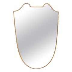 1970s Vintage Italian Sculptural Wall Mirror