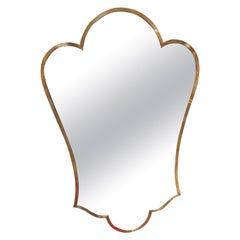 1970s Vintage Italian Sculptural Wall Mirror