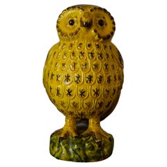 1970's Vintage Italian Signed Bassano Owl