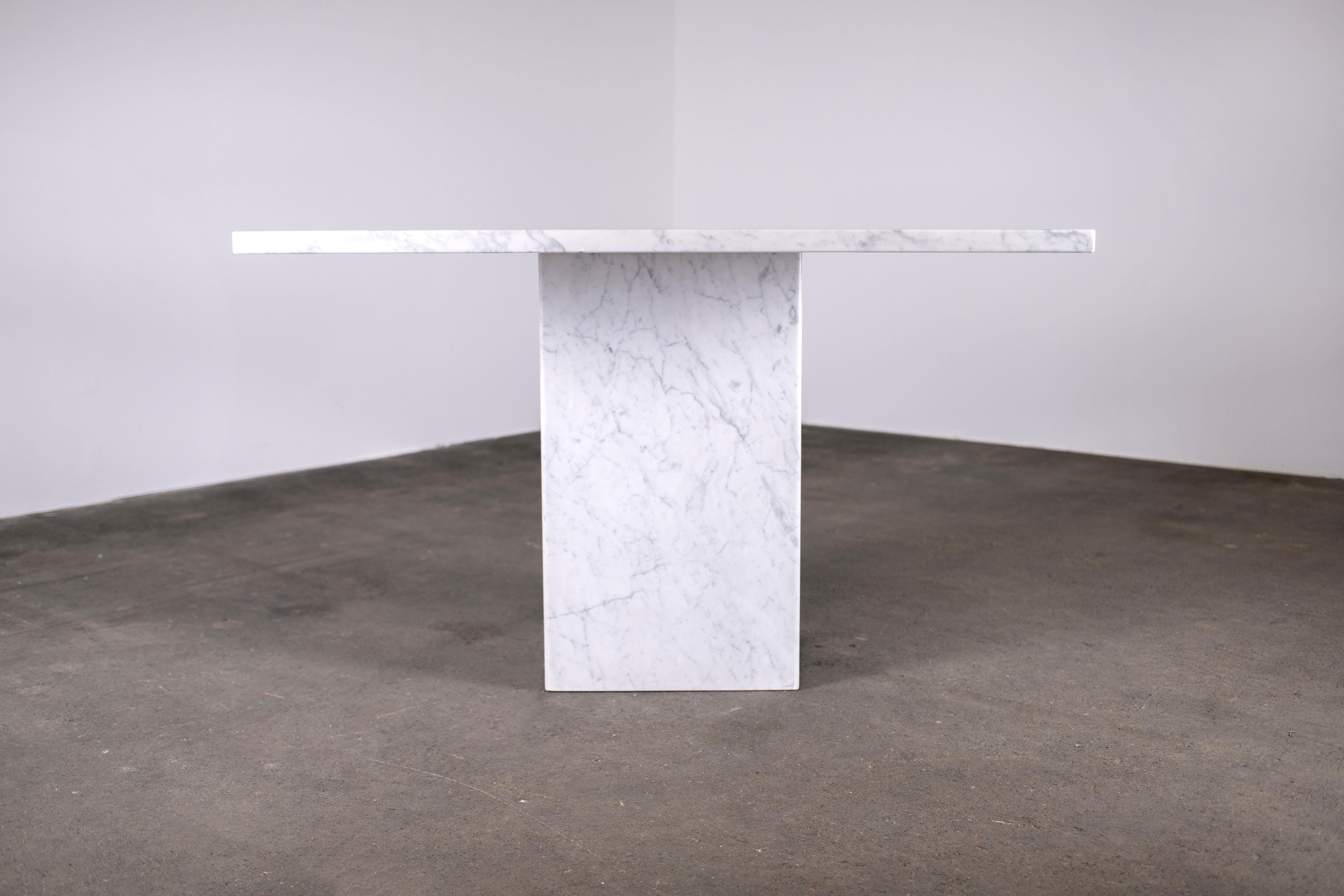 marble dining table square