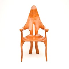 Poltrona scultorea Studio A vintage del 1970