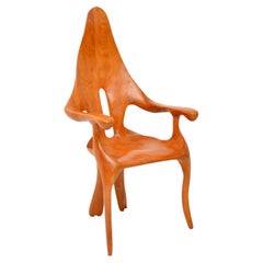 1970’s Vintage Italian Studio Craft Sculptural Armchair