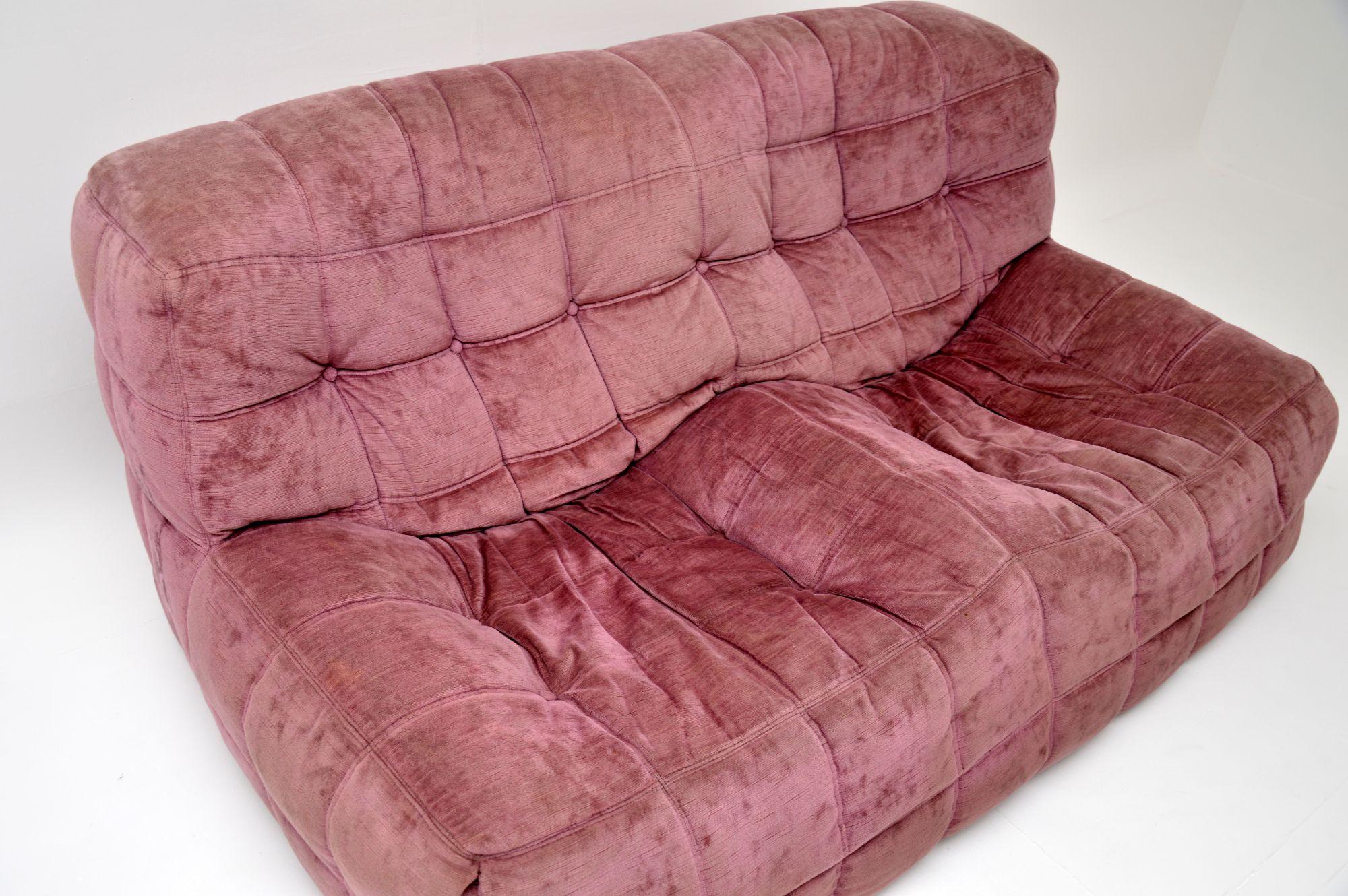 1970s Vintage Kashima Sofa by Michel Ducaroy for Ligne Roset In Good Condition In London, GB