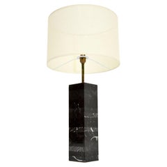 1970's Retro Layered Marble Table Lamp