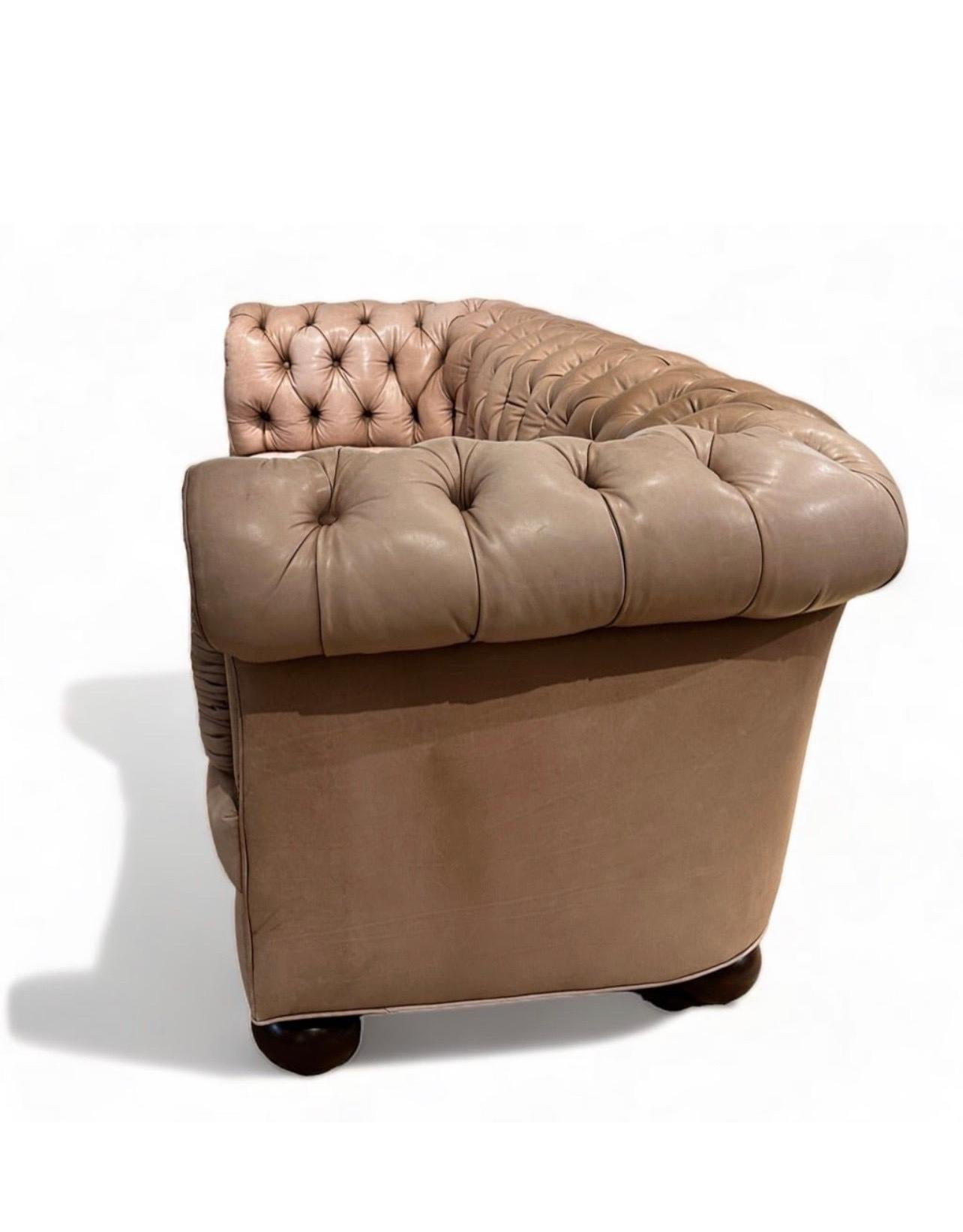 1970s Vintage Leather Chesterfield Sofa by Stark, London 6