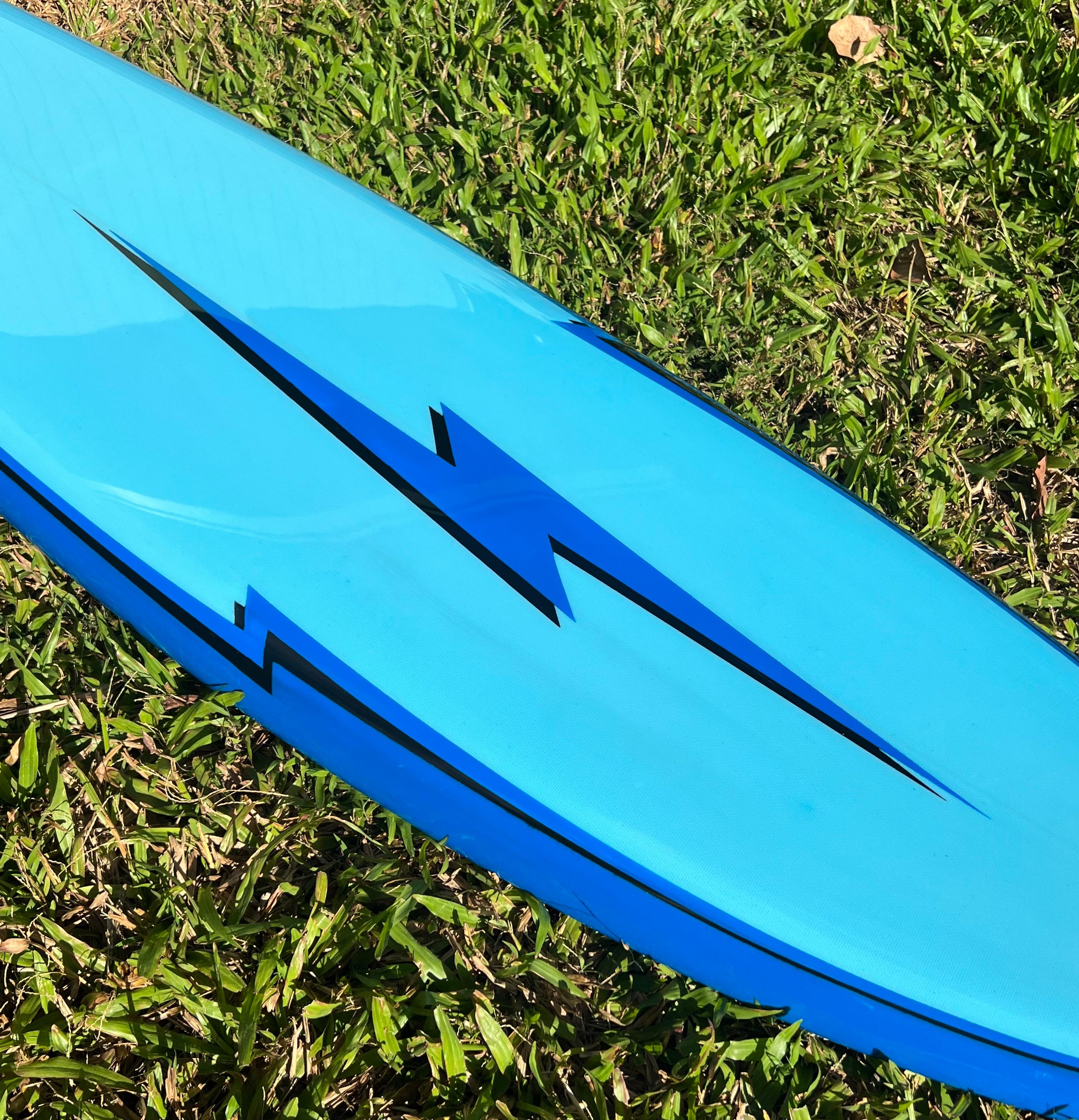 1970s Vintage Lightning Bolt surfboard by Barry Kanaiaupuni  In Good Condition In Haleiwa, HI