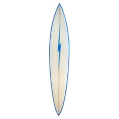Planche de surf vintage à éclairage des années 1970 par Barry Kanaiaupuni