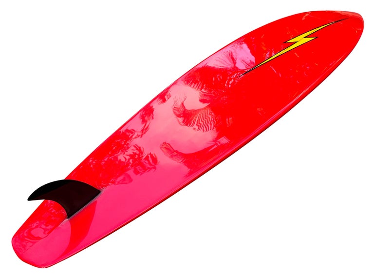 1970s Vintage Lightning Bolt surfboard shaped by Gerry Lopez at