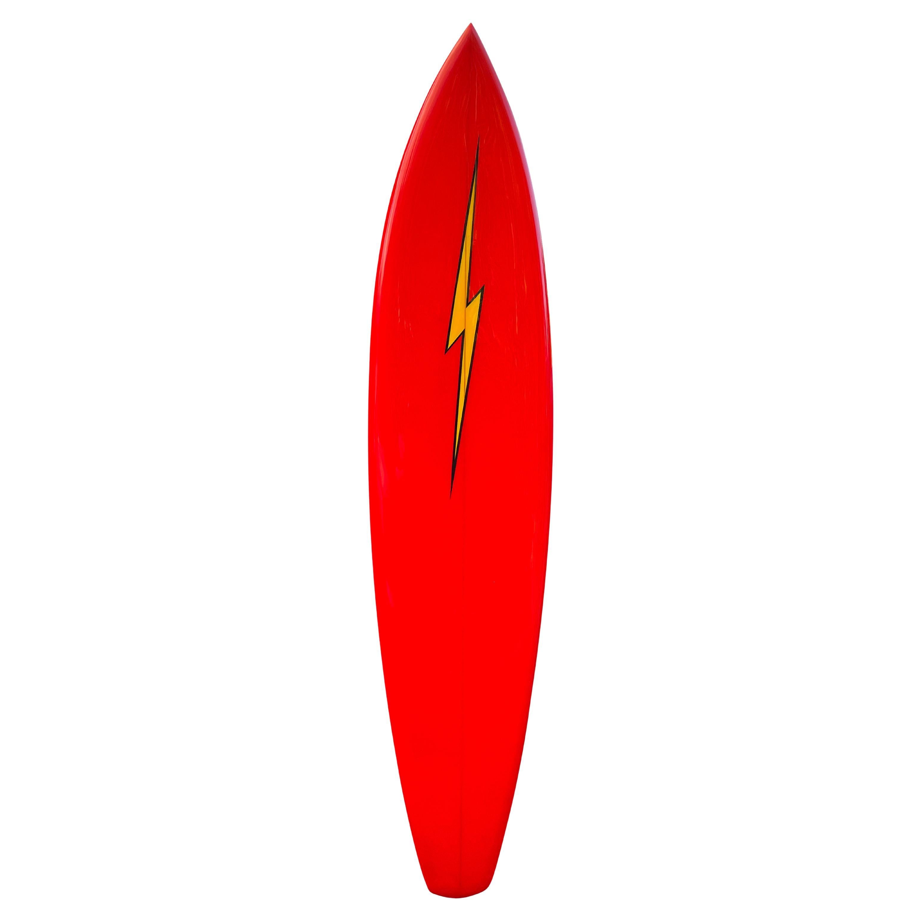 1970s Vintage Lightning Bolt surfboard shaped by Gerry Lopez