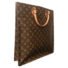 1970er Jahre Vintage LOUIS VUITTON Monogramm Sac Plat Tragetasche