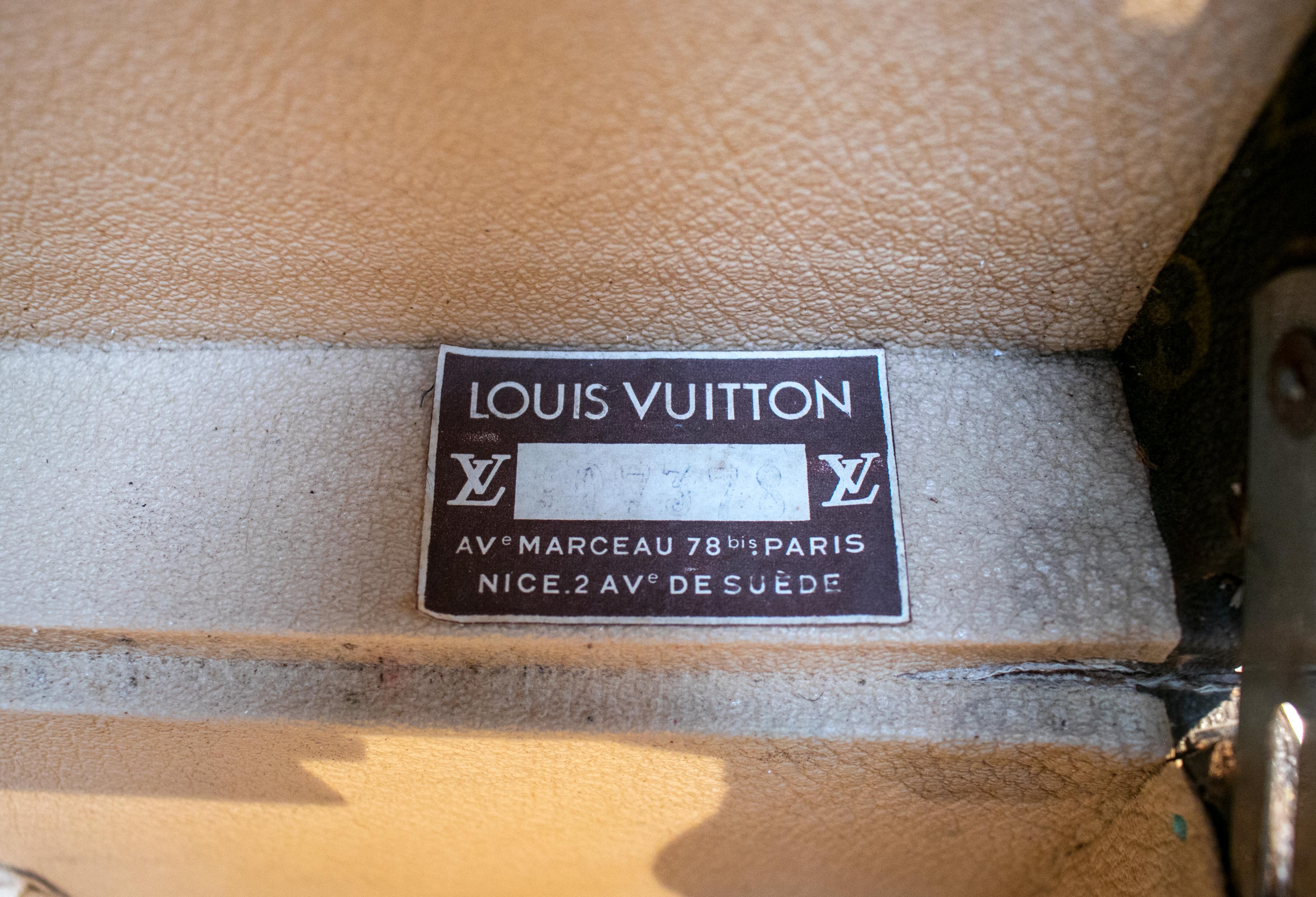 1970s Vintage Louis Vuitton Monogram Suitcase 4