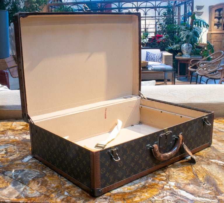 1970s Vintage Louis Vuitton Monogram Suitcase For Sale at 1stdibs
