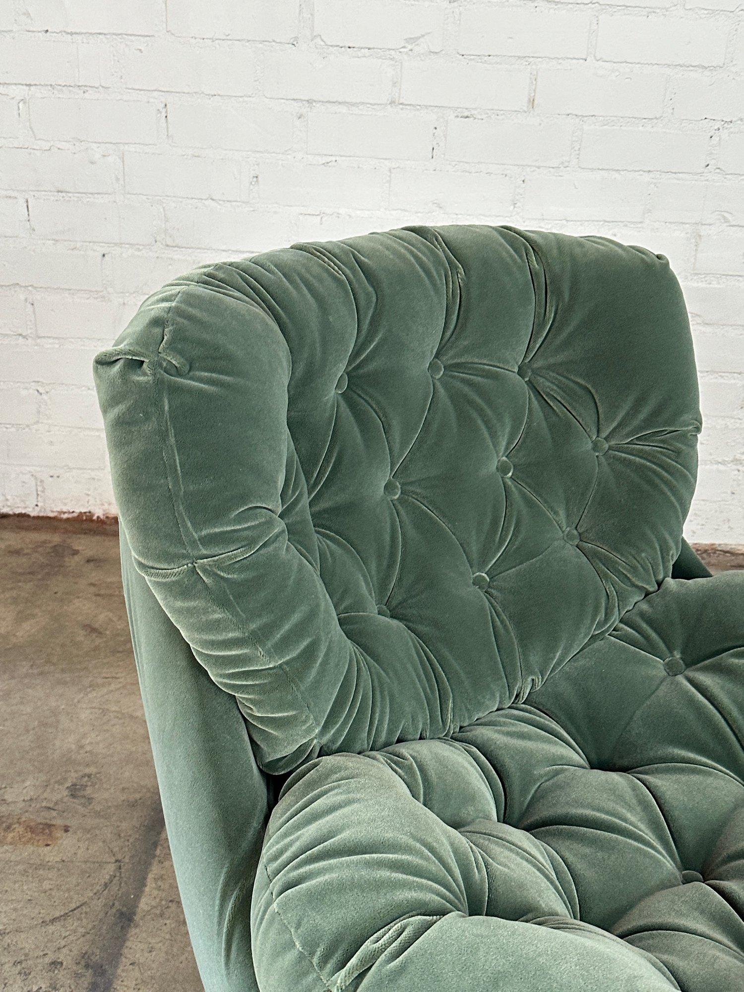 1970s Vintage Lounger and Ottoman For Sale 6