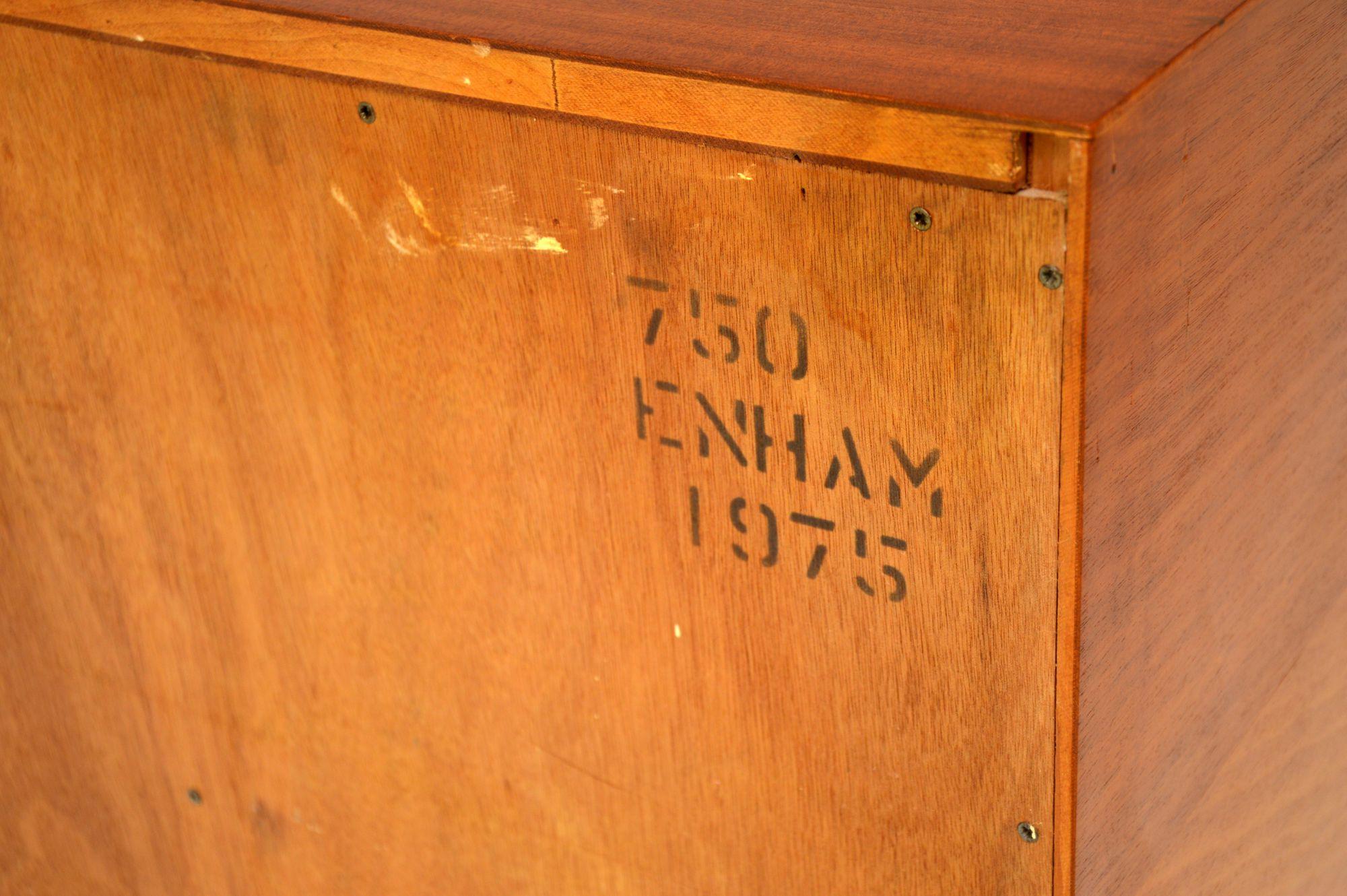 1970s Vintage Mahogany Architects Plan Chest of Drawers 3