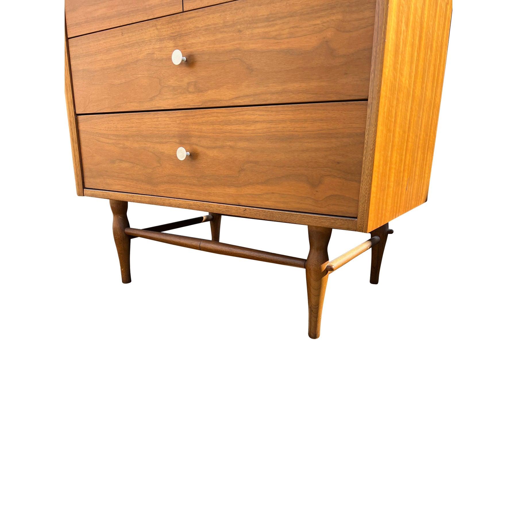 Bois Commode compacte moderne mi-siècle des années 1970 dans le style de Kipp Stewart en vente