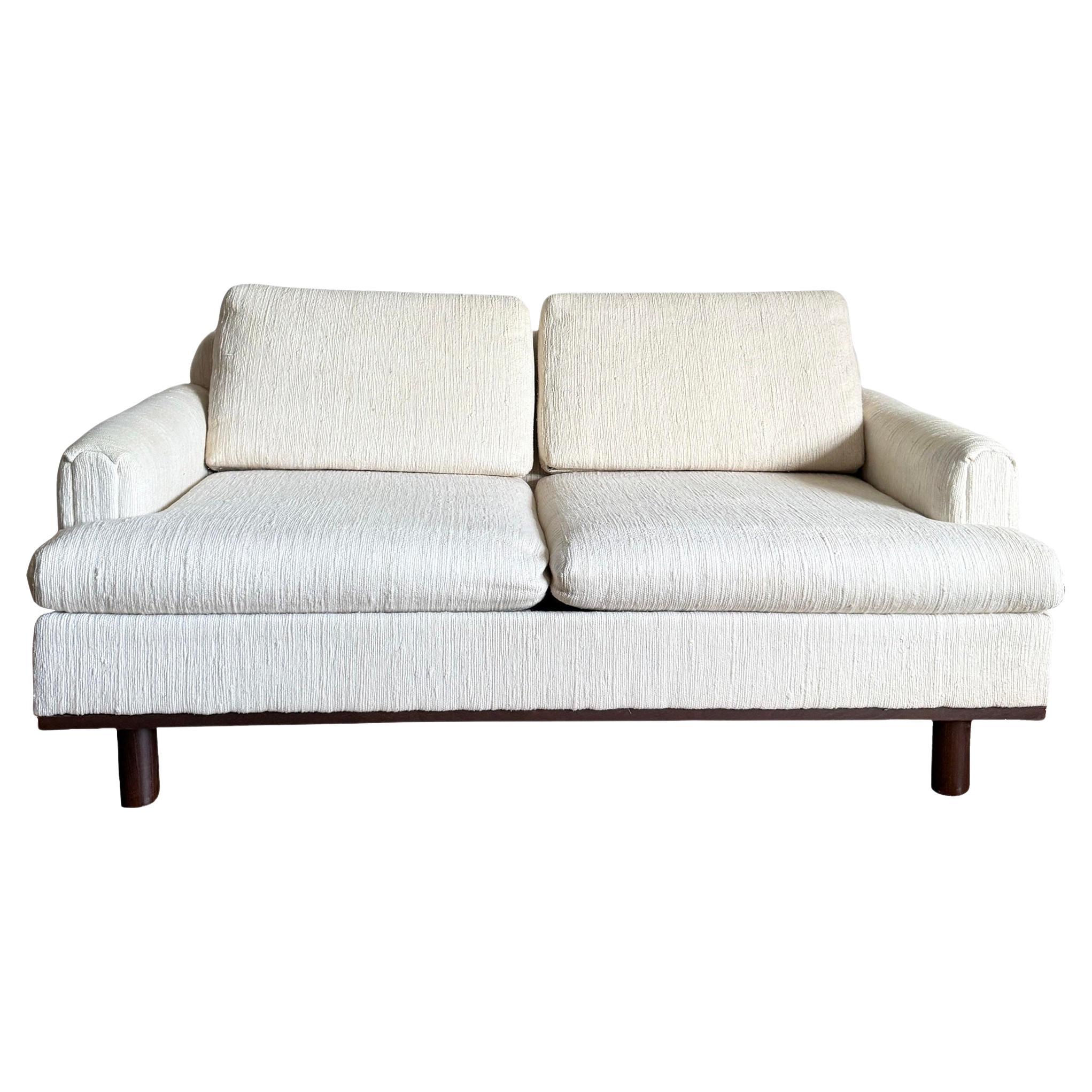 1970s Vintage Mid Century Modern Loveseat by Selig For Sale