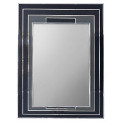 1970s Vintage Mid-century Monochromatic-Toned Mirror