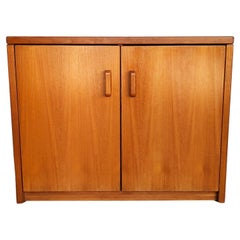 1970s Used Mid-Century Small Teak Wood Cabinet